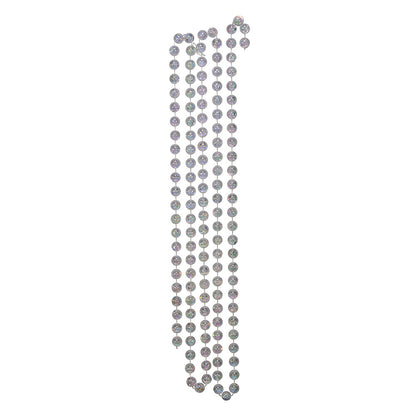 Guirlande de perles transparentes irisées - 4,5 m