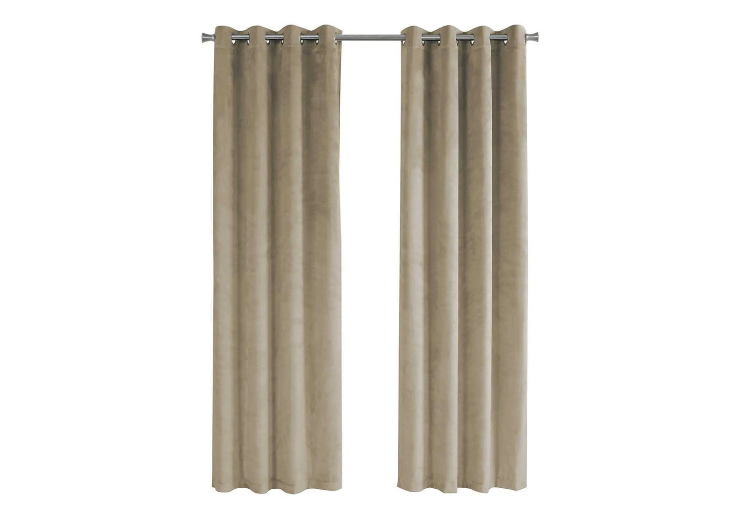 2 Piece Curtain Panel Set Room Darkening Grommet