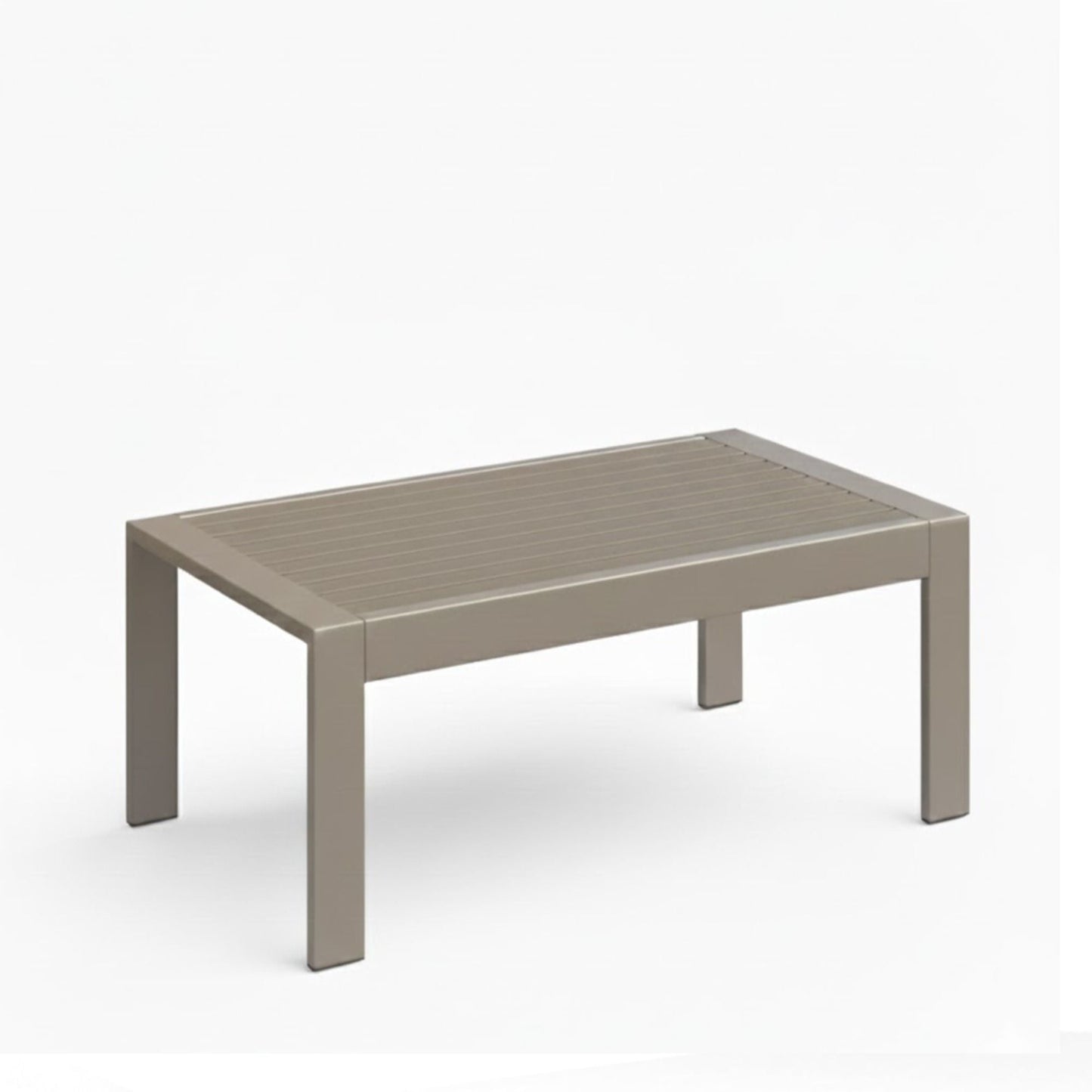 All Weather Outdoor Coffee Table and Wood Top