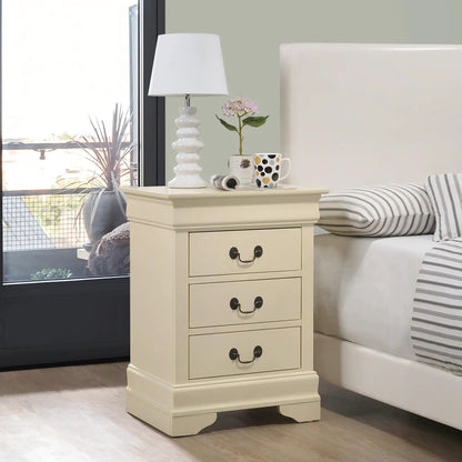 Louis Philippe Nightstand in Wood Veneer