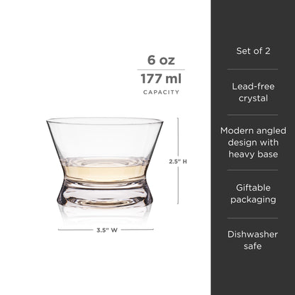 New Set of Crystal Tequila Tasting Glasses