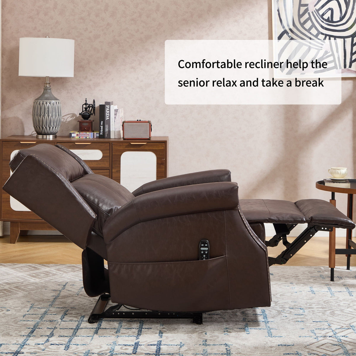 Manual Recliner With Vibrations and Heat
