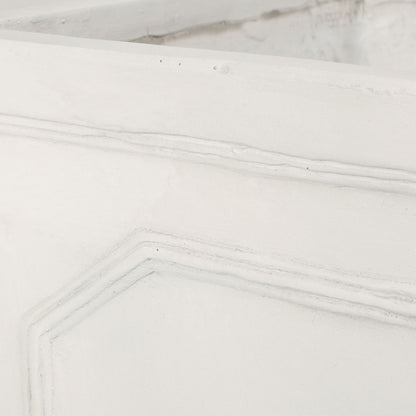 Durable Planter HouseOfZazla white concrete texture backdrop planters on Tampa Home & Garden Store