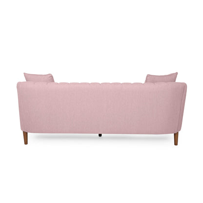 Contemporary Three Seater Sofa with Button Stitch