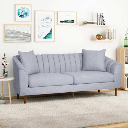 Contemporary 3 Seater Sofa With Plush Cushions