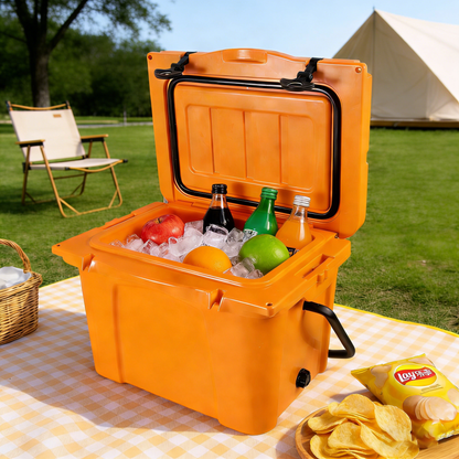 25qt Portable Cooler with Extended Ice Retention