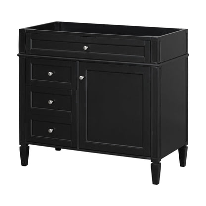 Solid Wood Bathroom Vanity and Two Drawers