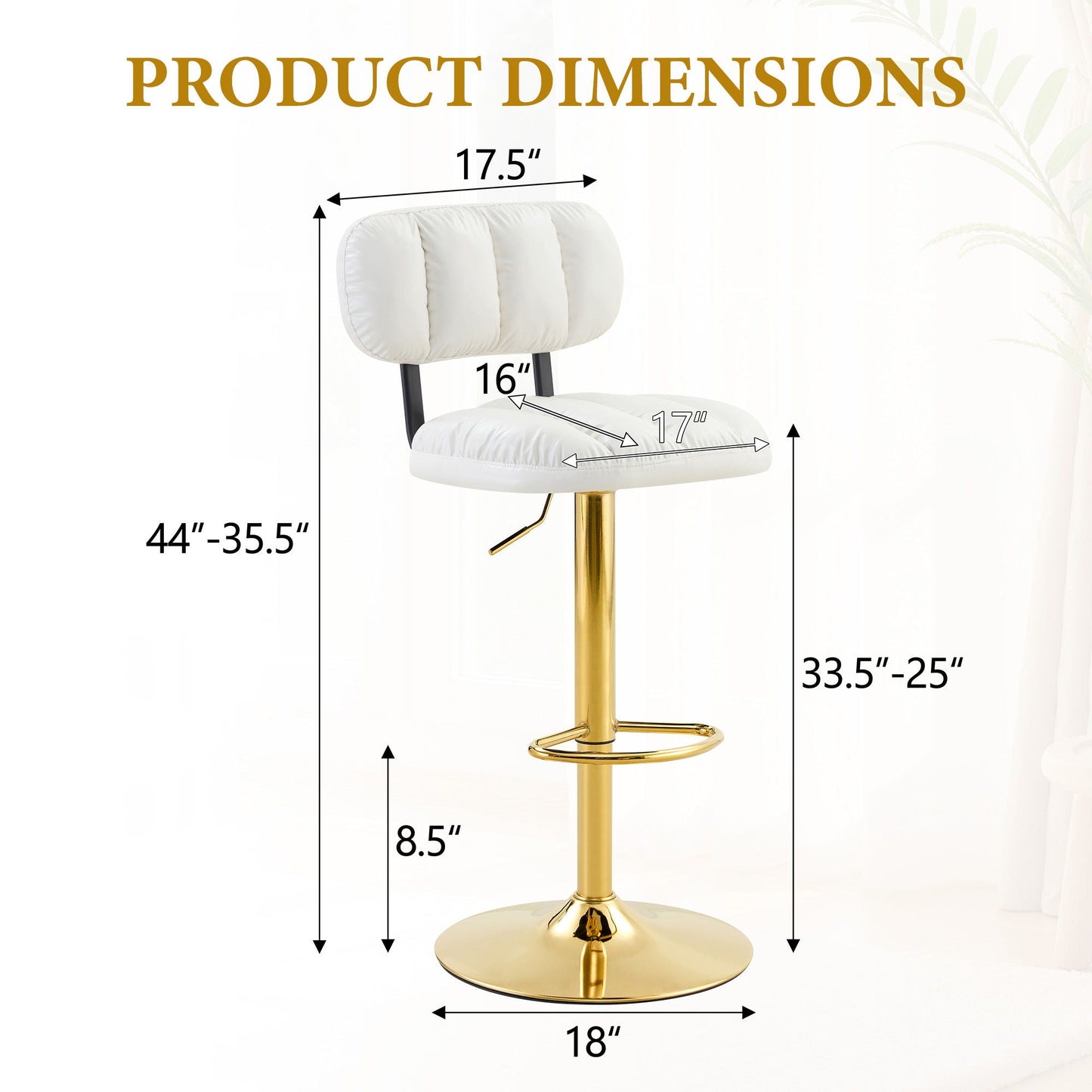 Adjustable Bar Stools For Kitchen Island Set