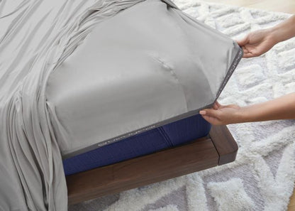 Bedgear DriTec Sheet Set for Grey Split Queen Bed