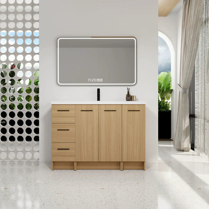 Floating Bathroom Vanity Sink and Modular Cabinet