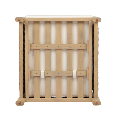 Sturdy Acacia Wood and Handwoven Patio Chair