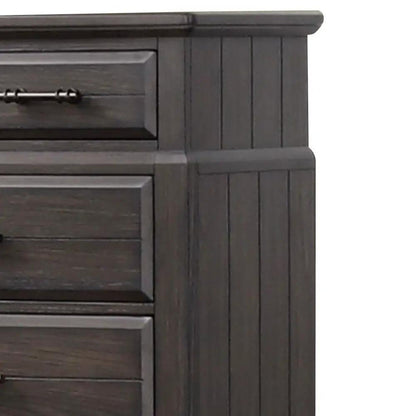 Mahogany Six Drawer Dresser for Bedroom Storage