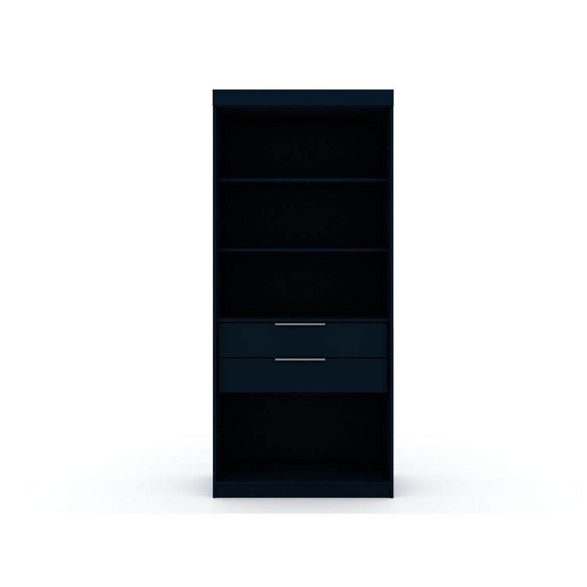 Mulberry Wardrobe Closet with Adjustable Shelving in navy blue on Tampa Home & Garden Store