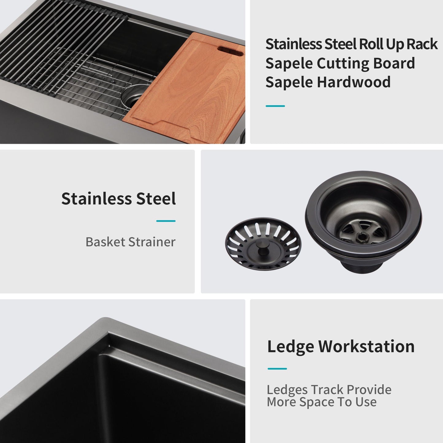 Farmhouse Kitchen Sink With Apron Front And Steel
