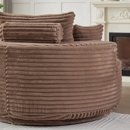 Modern Single Sofa and Swivel Sleeper Chair
