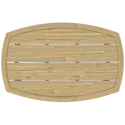 Parkside Light Teak Outdoor Coffee Table