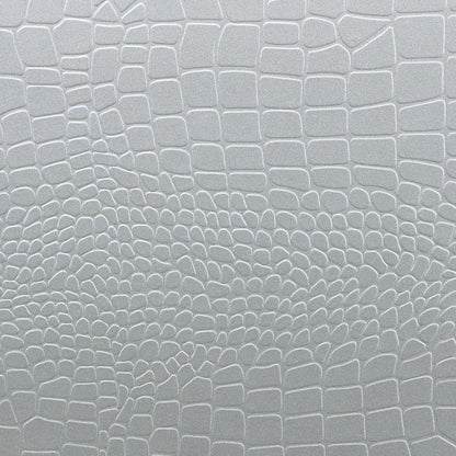 Karmen Panel Bed gray crocodile-textured finish HouseOfZazla panel bed frame on Tampa Home & Garden Store