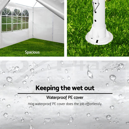 Sturdy 10x30 Outdoor Gazebo and Wedding Canopy
