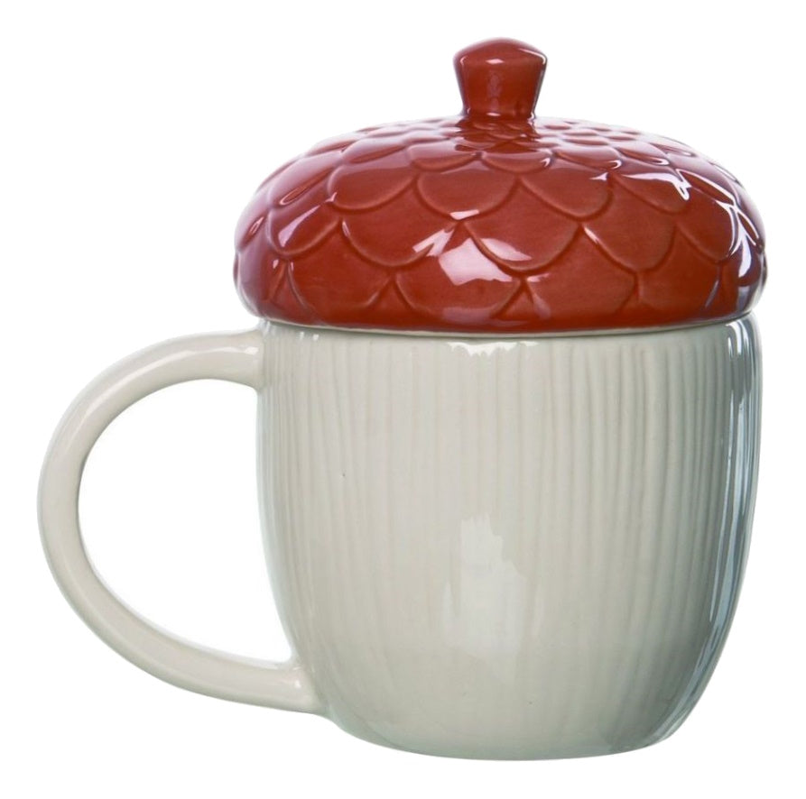Mug Moody Acorn en grès - Orange