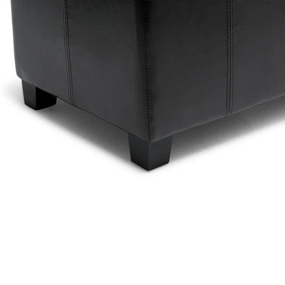 Dover Upholstered Storage Ottoman Bench with Lid