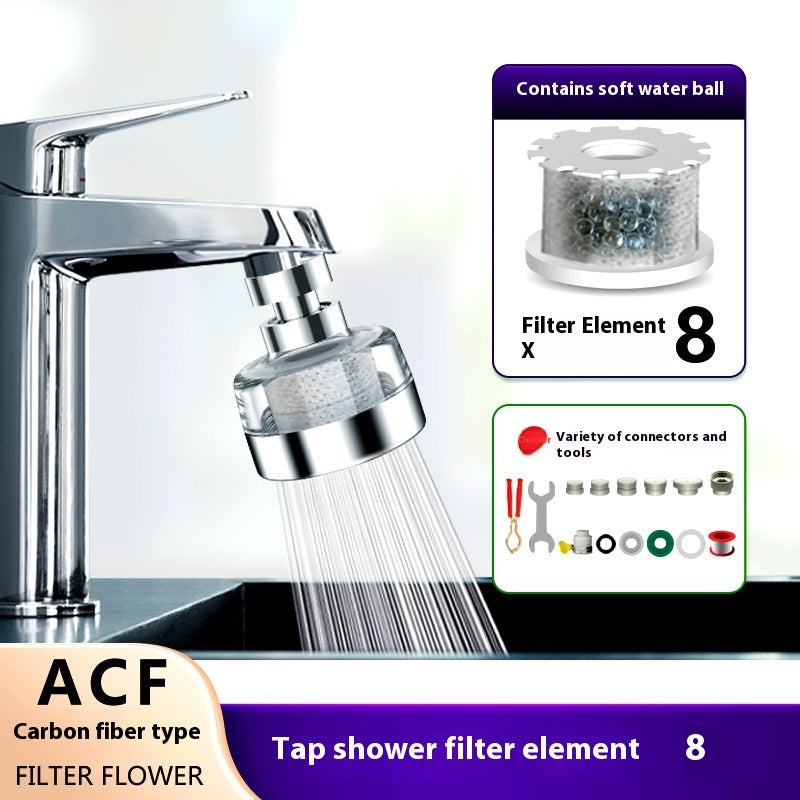 Faucet-mount water filter with chrome tap extender and soft water attachment UpTrend Deals on Tampa Home & Garden Store