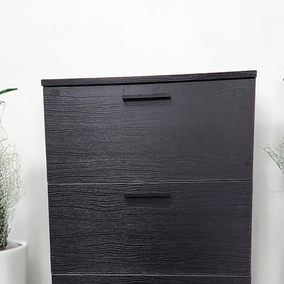 Oliver Farmhouse Jumbo Chest with 4 drawers in black wood finish on Tampa Home & Garden Store