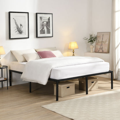 Heavy Queen Bed Frame With Steel and Quiet Slats
