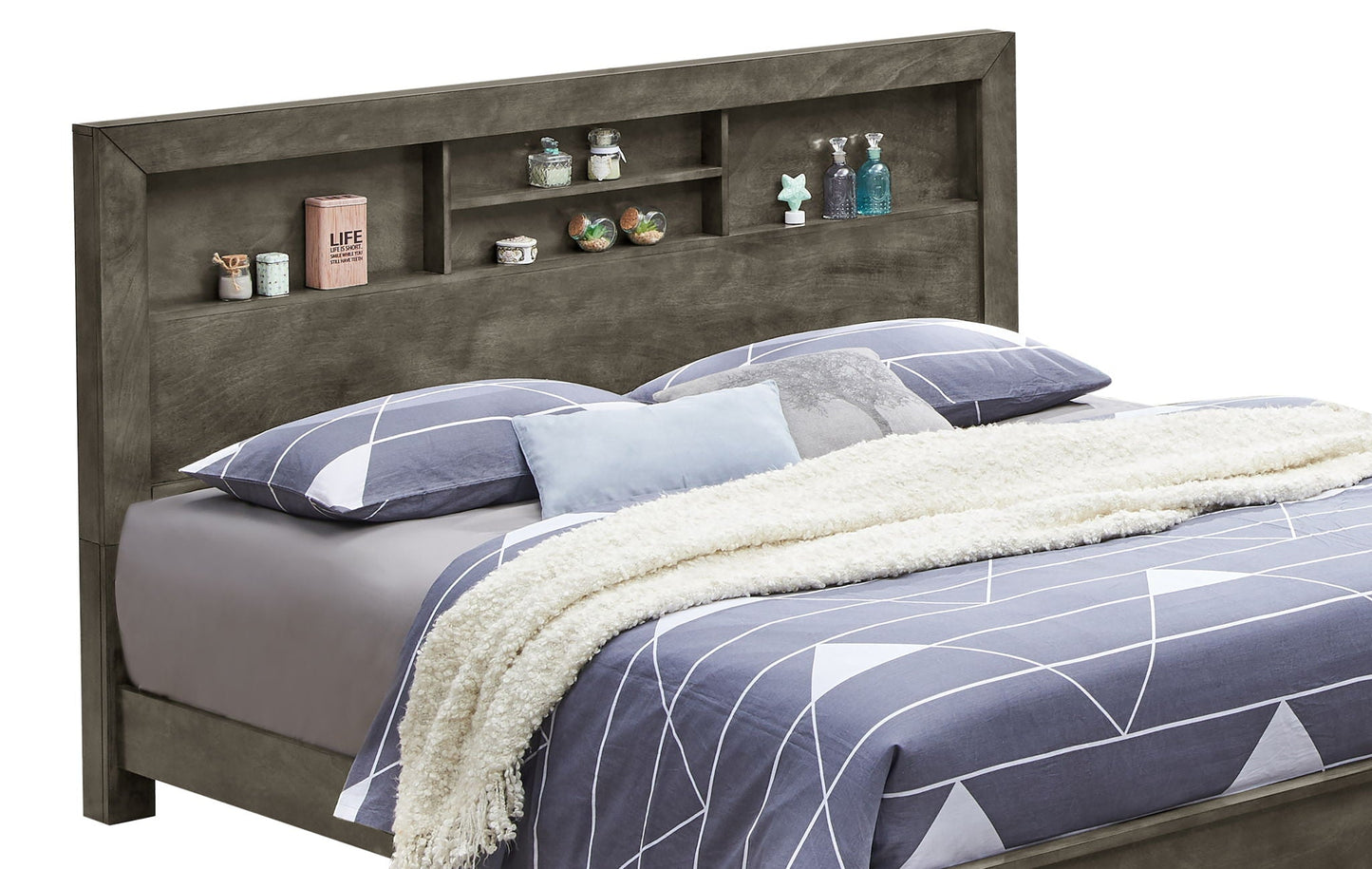 Stylish and Transitional Wooden Bed Frame