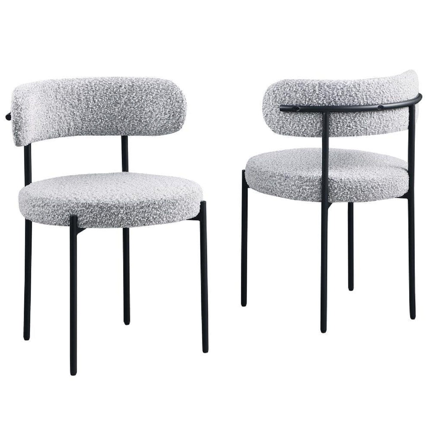 Contemporary Upholstered Kitchen Chairs for Two