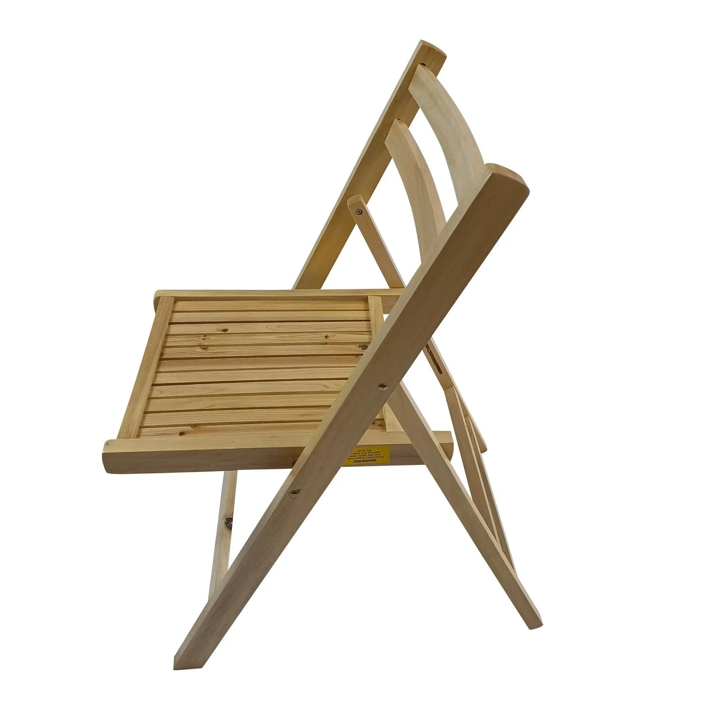 Folding Special Event Chair set of 4 in natural wood with slatted seat by Unique Piece Furniture on Tampa Home & Garden Store