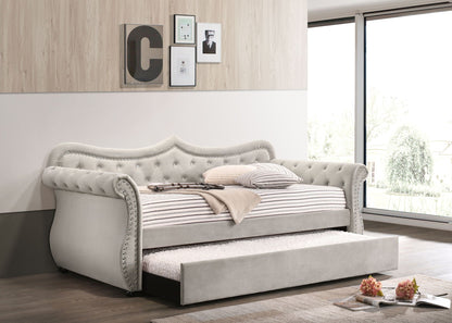 Classic Adkins Twin Daybed and Trundle Beige