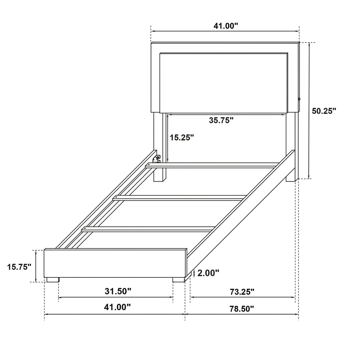 Jeremiah LED Panel Bed and Touch Lighting