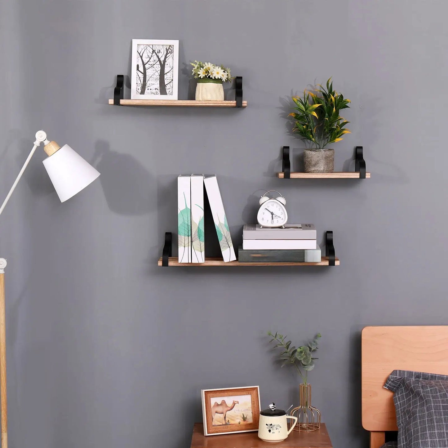 Floating Shelves and Long Wall Shelves Set of 3