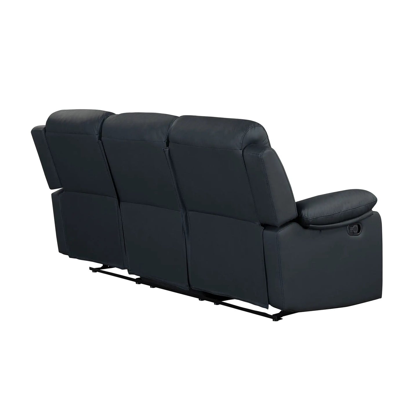 Blanche reclining sofa with LED lights, black faux leather by Unique Piece Furniture on Tampa Home & Garden Store