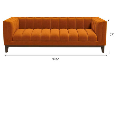 Melissa Luxurious Mid Century Modern Sofa