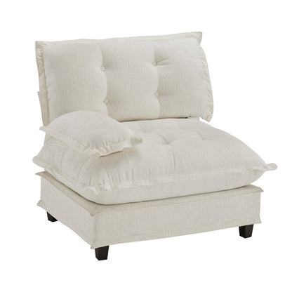 Cozy 73 Inch Chenille Sofa and Modular Design