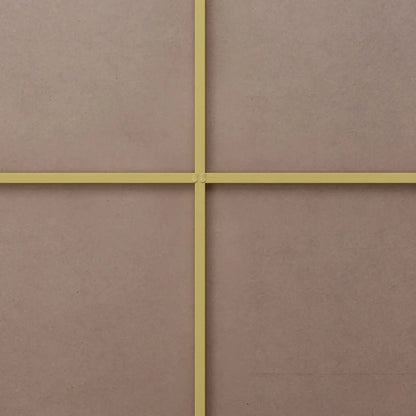 Wall mirror by Unique Piece Furniture with yellow metal grid backing on brown board surface on Tampa Home & Garden Store