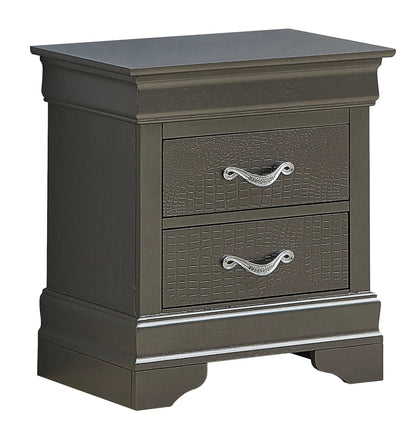 Decorative Nightstand with Modern Accents