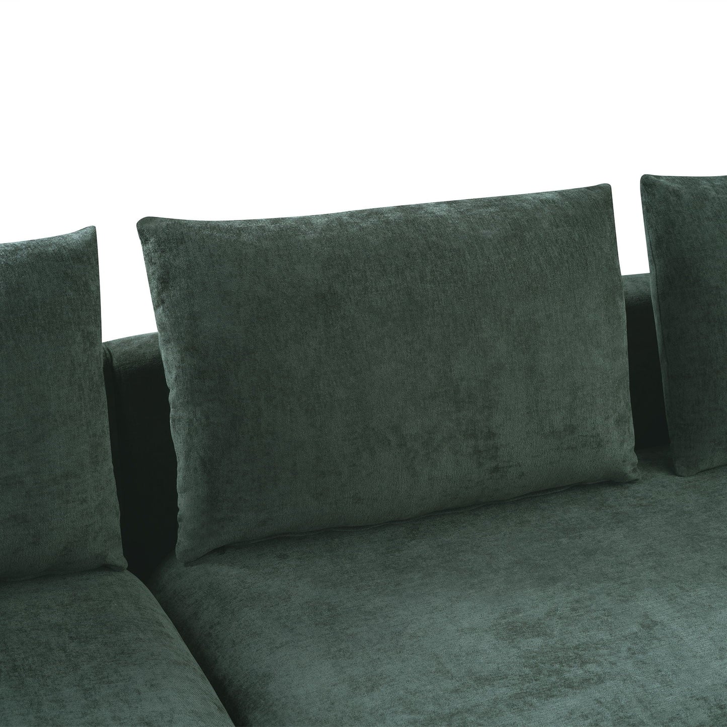Modern L Shaped Sofa With Storage And Upholstery