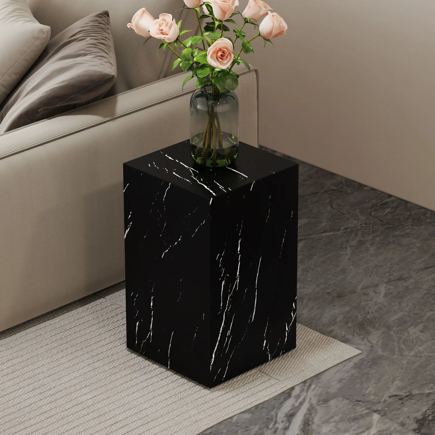 Modern Coffee Table and Natural Wood Grain