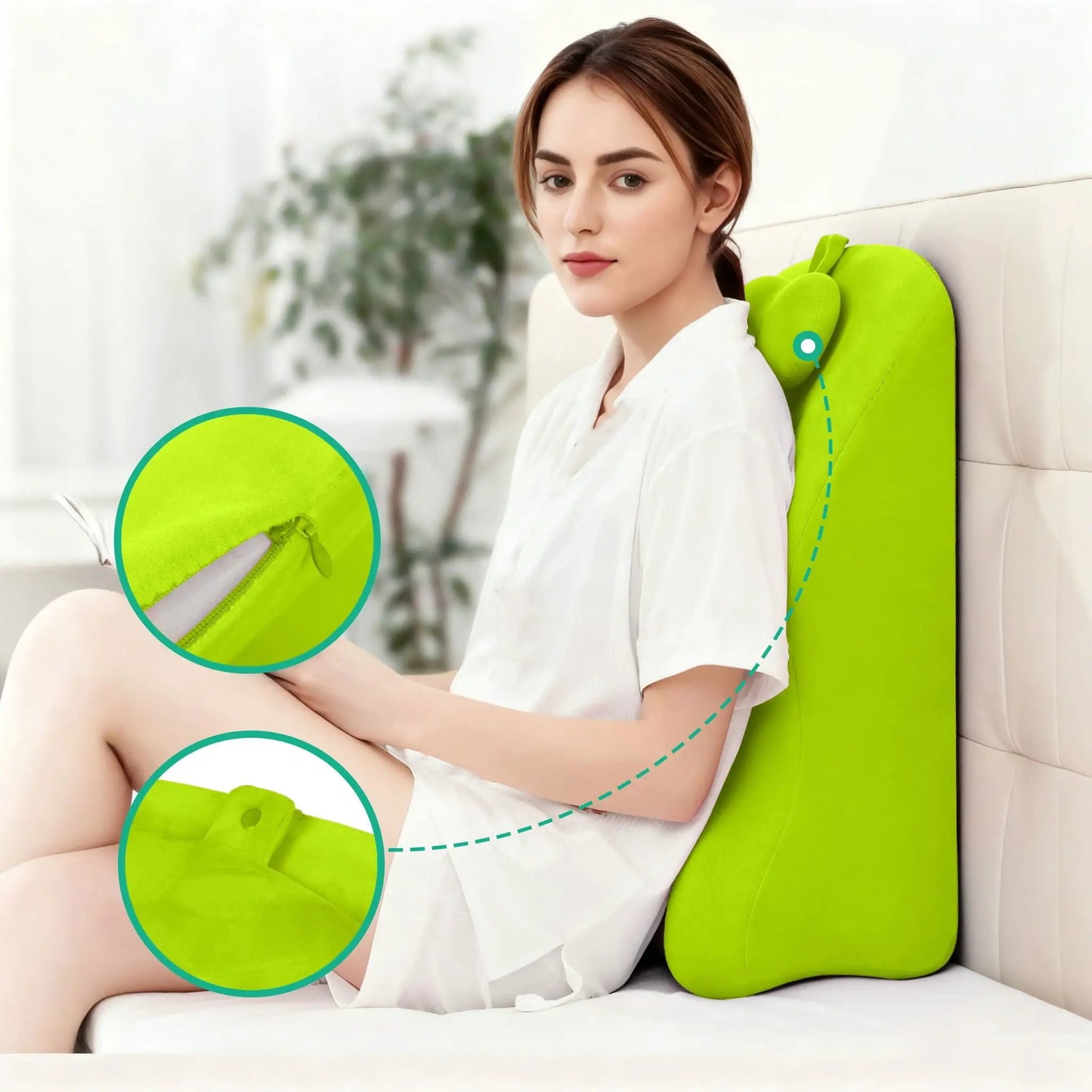 Ergonomic Posture Pillow for Spine Alignment