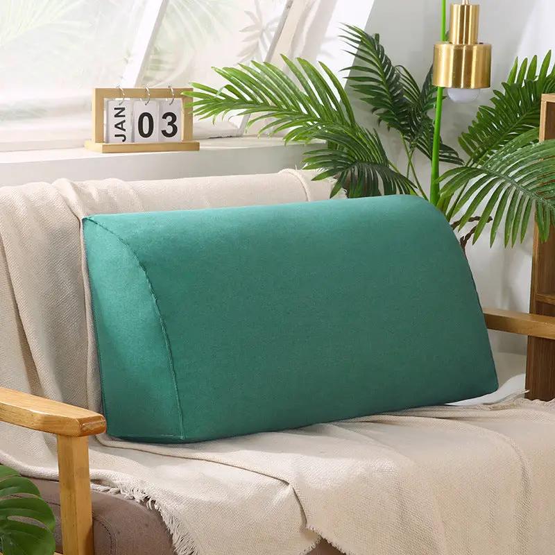 Teal removable washable sofa cushion FLIPSTYLEZLLC on living room sofa on Tampa Home & Garden Store