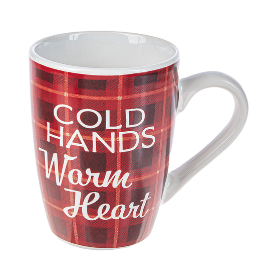 Tasses de Noël à carreaux modernes -