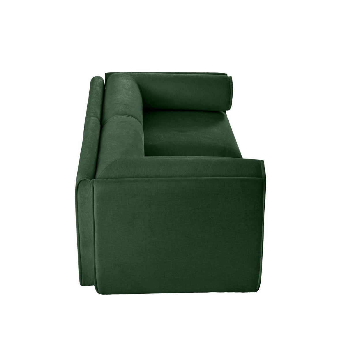 Modern Sofa with Storage and Cylindrical Backrest
