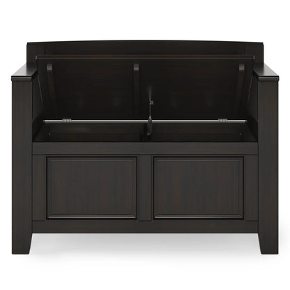 Amherst Small Transitional Entryway Storage Bench