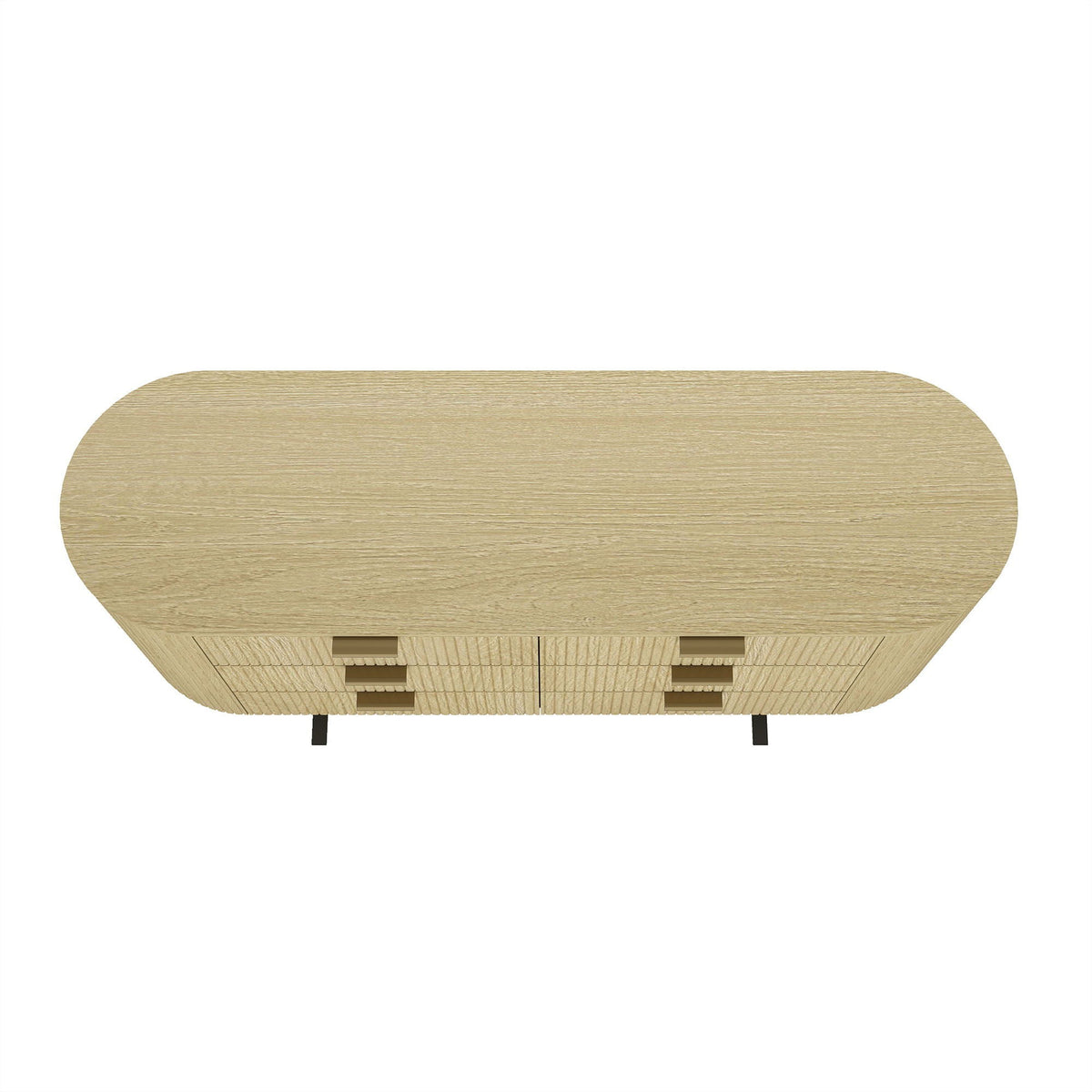 Olivia Double Dresser with 6 Drawers Oak finish, wood grain HouseOfZazla on Tampa Home & Garden Store