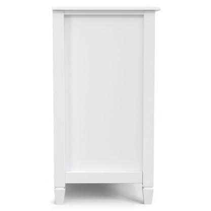 Traditional buffet cabinet in white finish, tall display cabinet by HouseOfZazla on Tampa Home & Garden Store