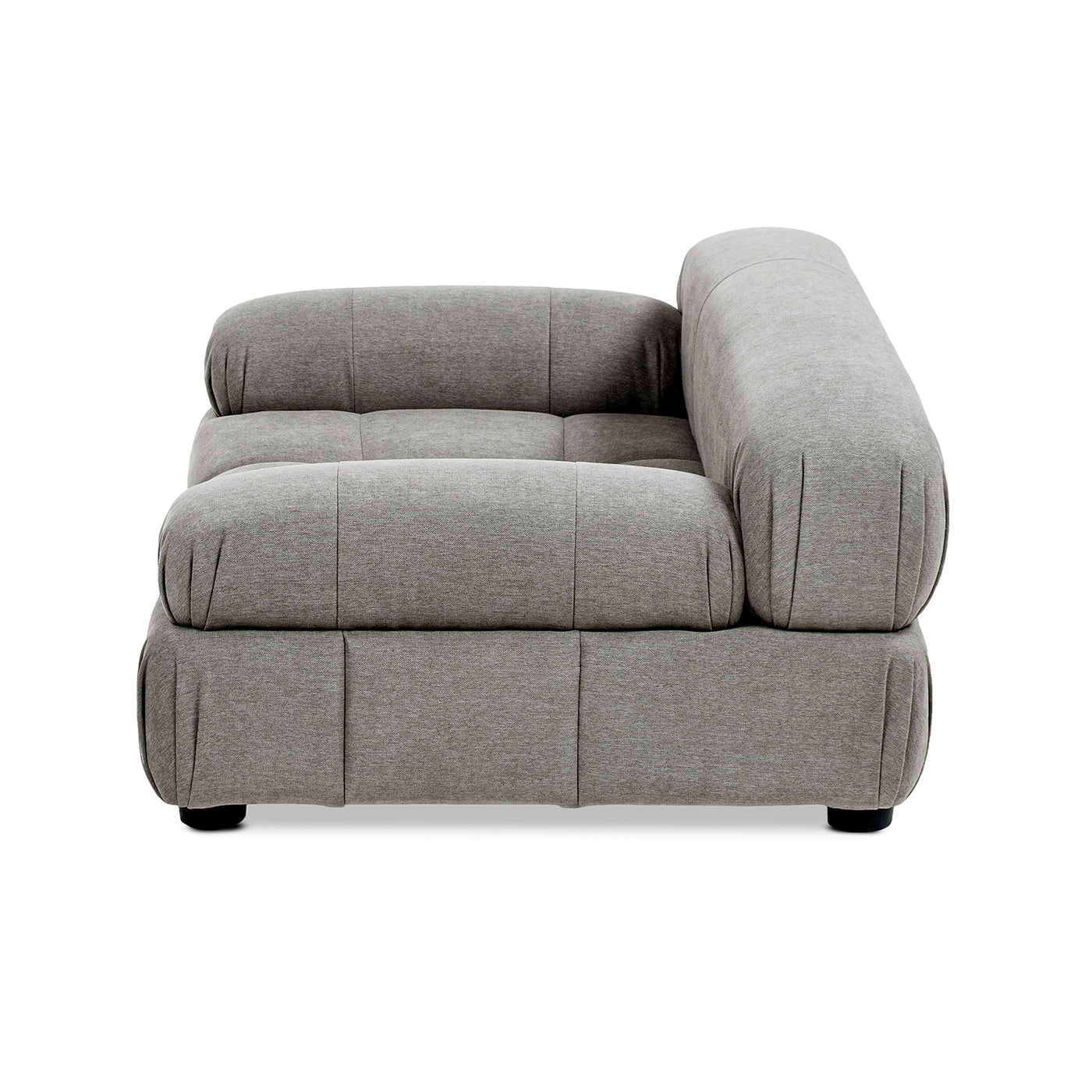 Marcel Upholstered Modern Pet Bed Uptown Gray Performance Velvet HouseOfZazla on Tampa Home & Garden Store