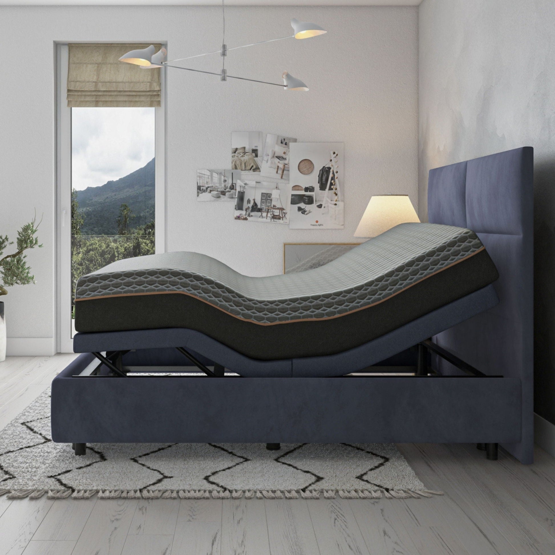 Copper Lux Hybrid 14in mattress with copper-infused memory and coil system by HouseOfZazla on Tampa Home & Garden Store