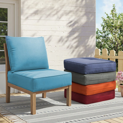 Thick Outdoor Seat and Back Cushions Set